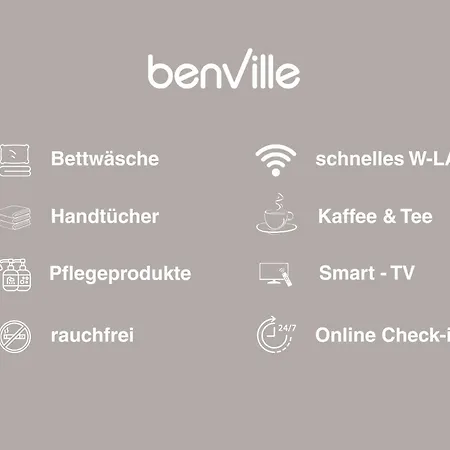 Benville - Wlan - Nespresso Kaffee - Windbergblick Apartment